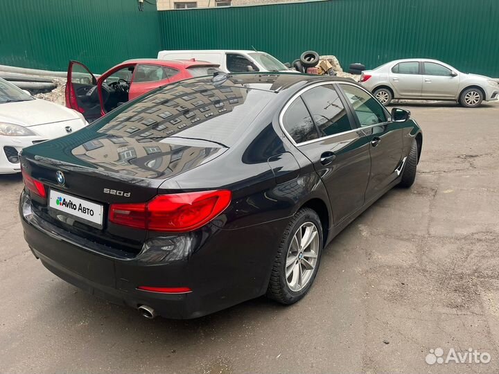 BMW 5 серия 2.0 AT, 2019, 180 000 км