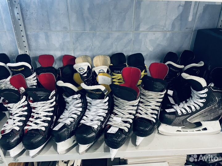 От 26 до 39р. Хоккейные коньки bauer