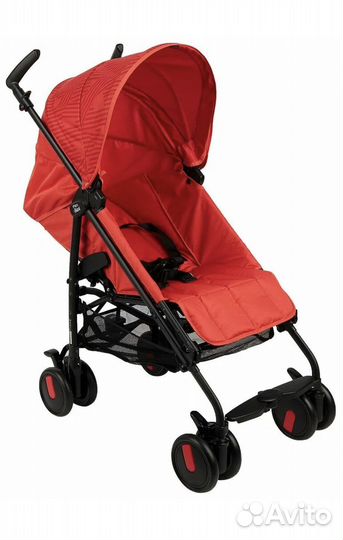 Коляска трость peg perego pliko mini красная
