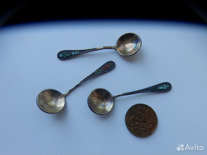 Антикварная посуда Эмаль Клейма