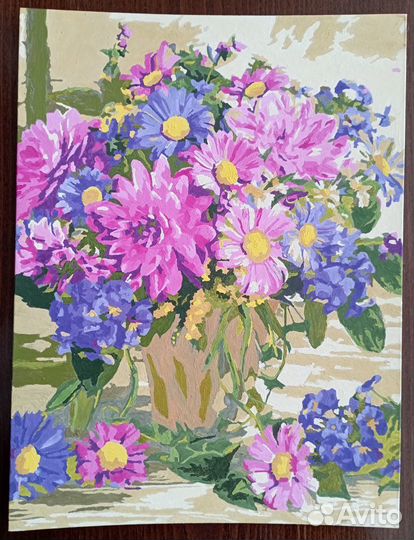 Картина по номерам готовая