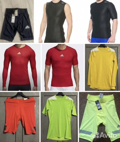 Рашгард футболка тайтсы adidas