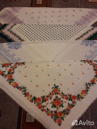 Платки СССР штапель хлопок