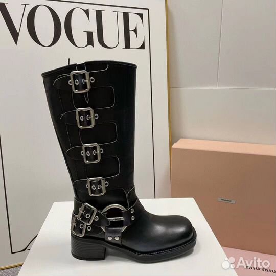 Женские сапоги Miu Miu boots