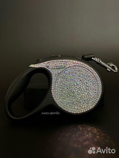 Рулетка для собак со стразами flexi xs