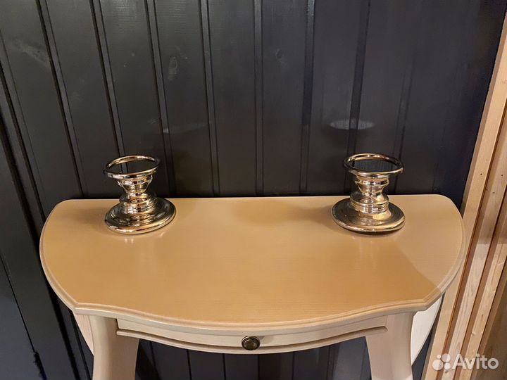 Консольный столик дерево бежевый