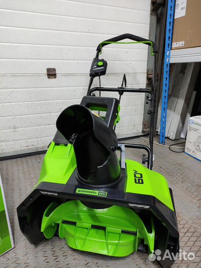 Снегоуборщик аккумуляторный Greenworks GD60PST 60V