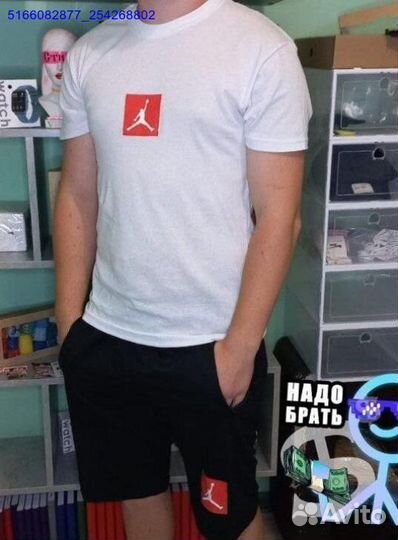Спортивный костюм футболка + шорты (Арт.56505)