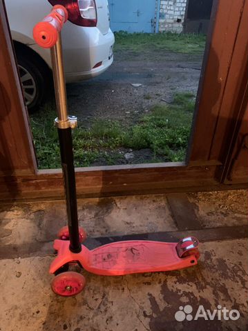 Самокат детский трехколесный бу