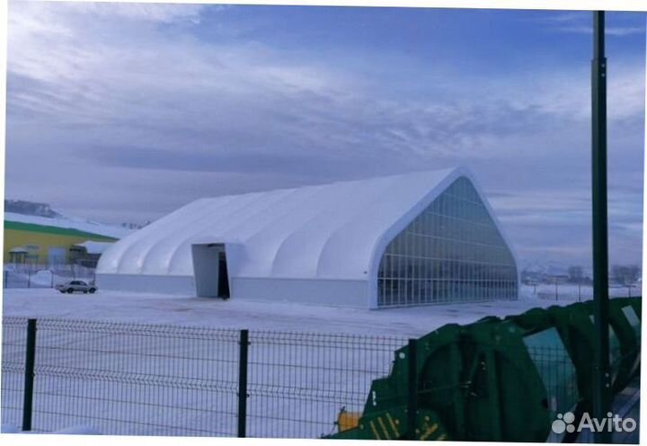 Ремонт тентовых ангаров