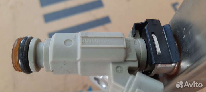 Форсунки G4LA Kia Picanto 4 шт. в сборе с рейкой