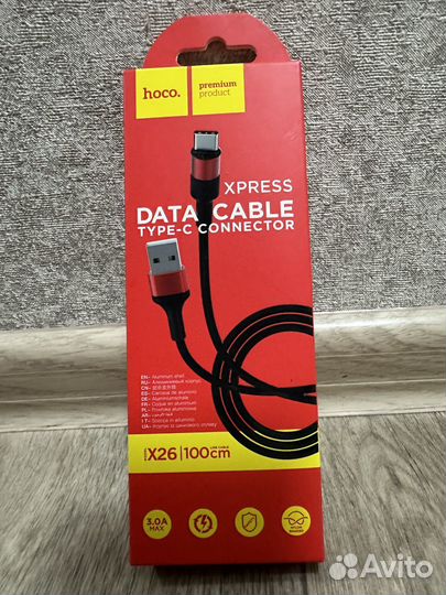 Hoco. Дата кабель Data cable type-c 100 см