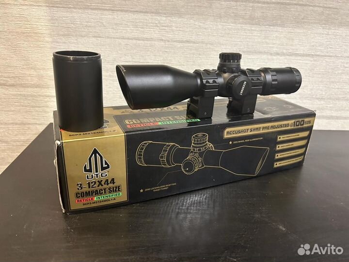 Оптический прицел leapers accushot 3-12x44
