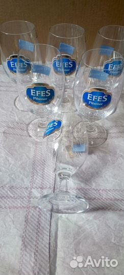 Бокалы для пива Efes Pilsnener, 6 штук