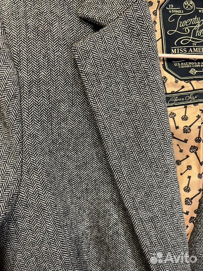 Твидовый женский пиджак 40-42 размер