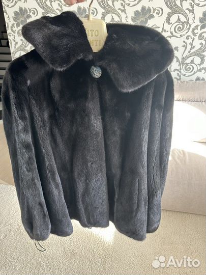 Шуба норковая с капюшоном новая