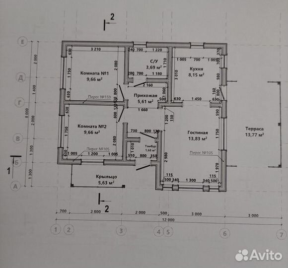 Каркасный Дом 85 м²