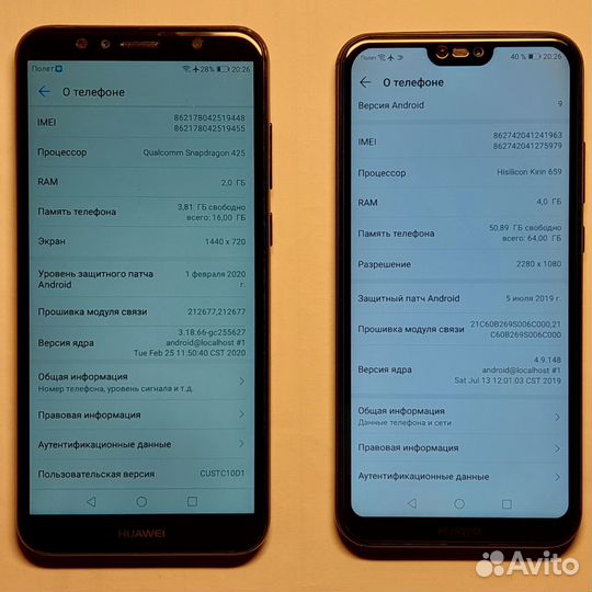 HUAWEI P20 Lite, 4/64 ГБ