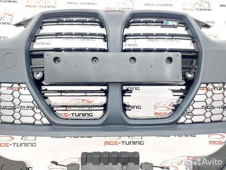 Передний бампер в стиле M4 BMW 4 серия G22