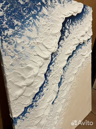 Картина из текстурной пасты