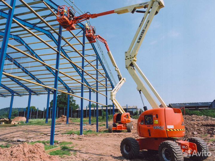 Аренда коленчатых стреловых дизельных подъемников