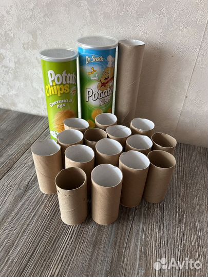 Картонные втулки от туалетной бумаги