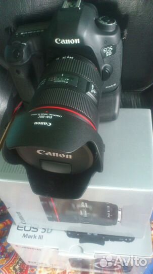 Canon 5D mark 3 как новый пробег 38000 24-70
