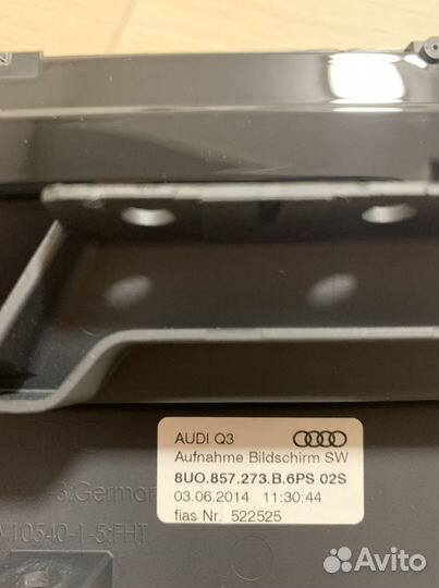 Монитор на audi Q3 (оригинал)