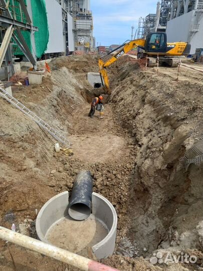 Прокладка сетей нвк, теплотрасса, ливневая