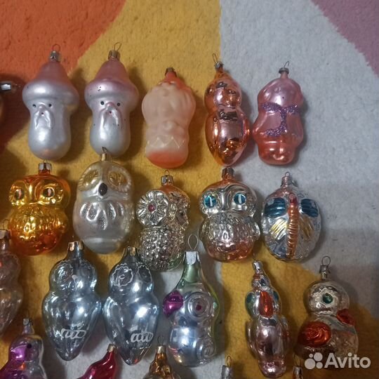 Елочные игрушки СССР