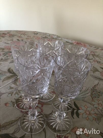 Фужеры хрустальные