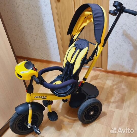 Трехколесный велосипед с ручкой Safari trike