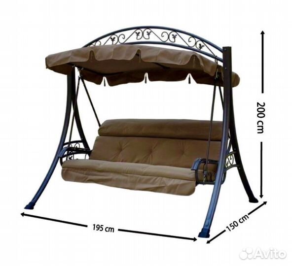 Садовые качели Премиум HC-2007