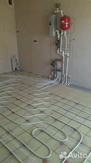 Отопление, водоснабжение, теплый пол, канализация