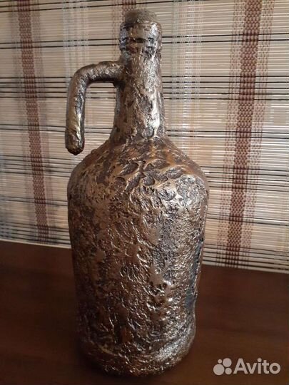 Бутыль 3 л. Техника Декупаж. Ручная работа