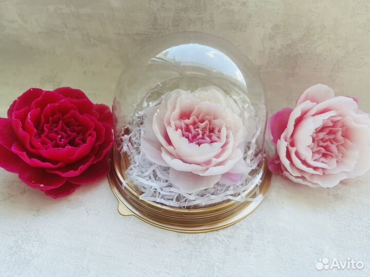 Мыло ручной работы - Пион