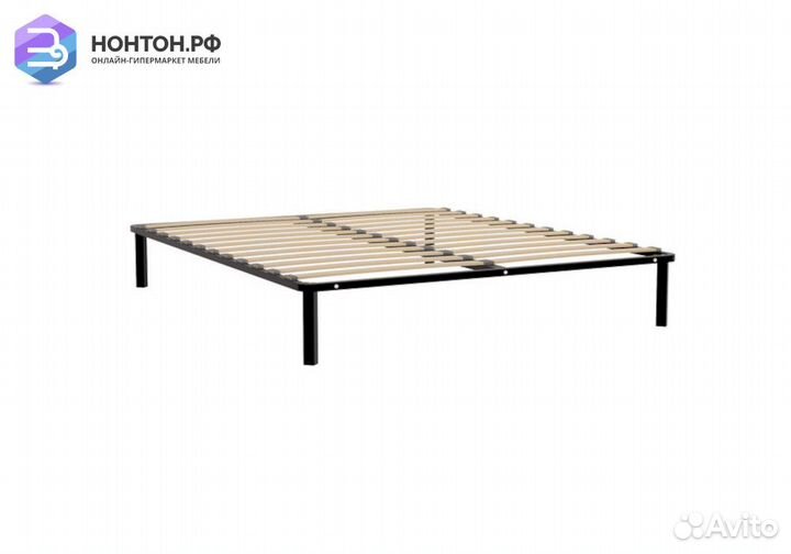 Кровать Кристи 2 1.6 м серая