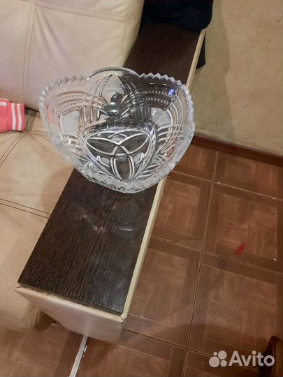 Хрусталь салатница