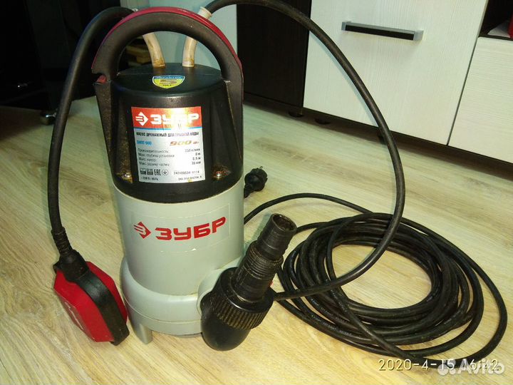 Насос Зубр для воды 900ват
