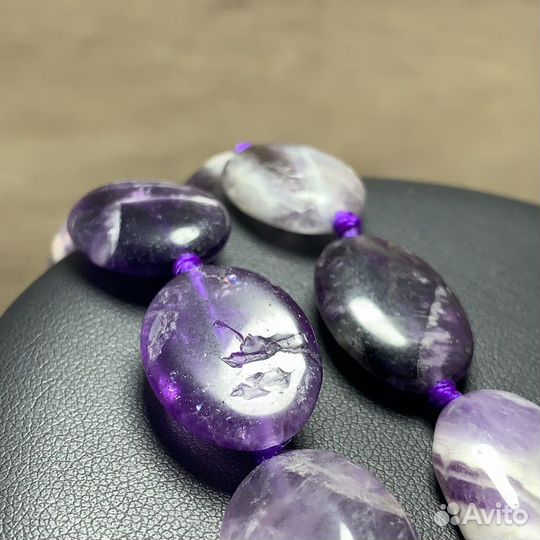 Винтажные Бусы Из Аметиста Ожерелье Ретро