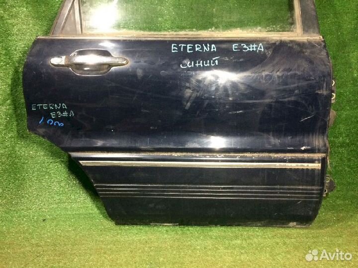 Дверь задняя правая Mitsubishi Eterna E33A Синяя ц