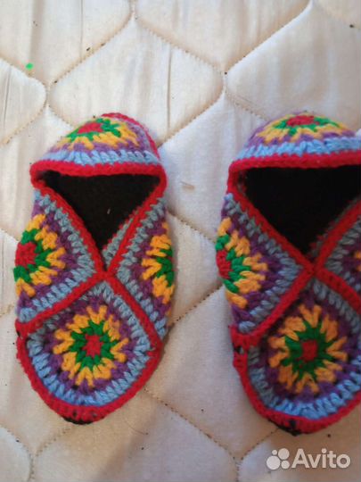 Носки короткие ручной работы