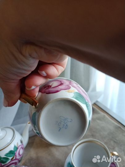 Чайный сервиз СССР Полонский фарфоровый завод
