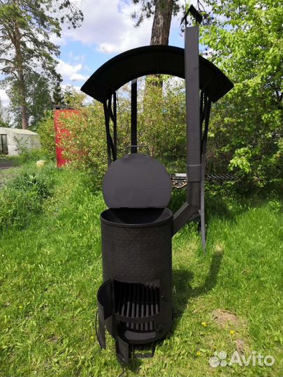 Печь для сжигания мусора, буржуйка