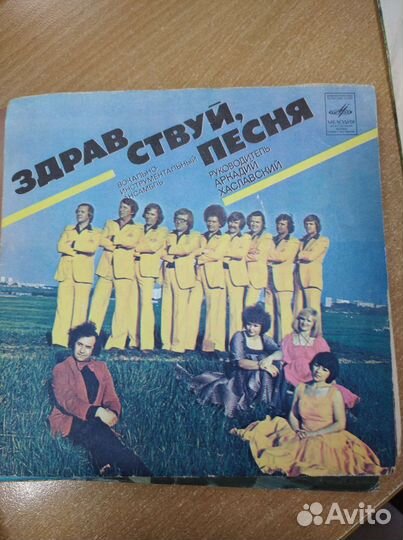 Виниловые пластинки песни СССР