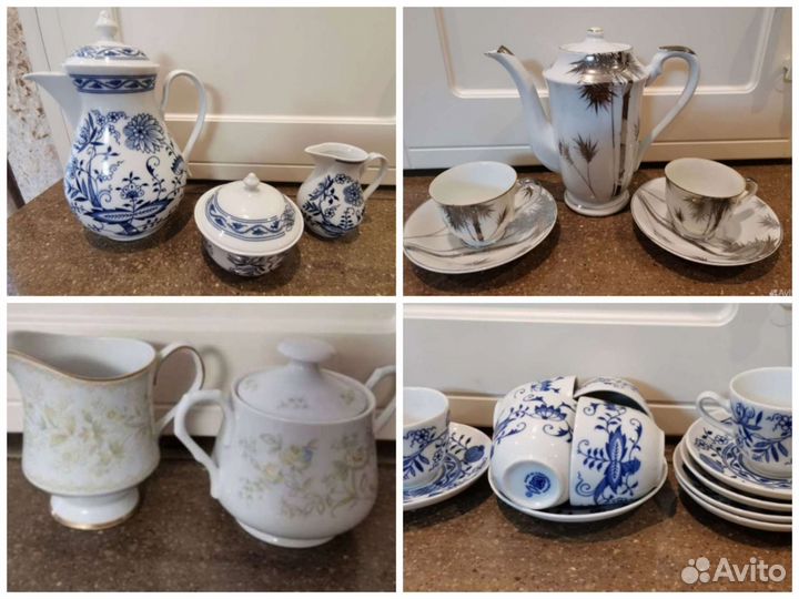 Кофейные пары, кофейный сервиз Богемия, Япония