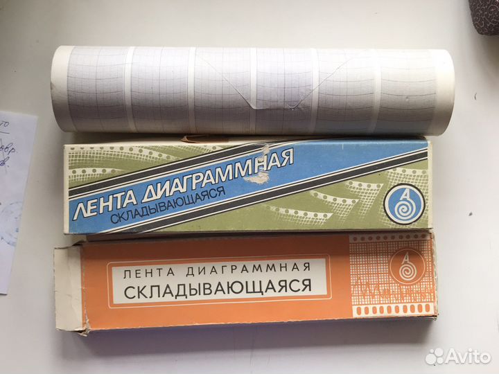 Лента диаграммная складывающаяся и в рулоне