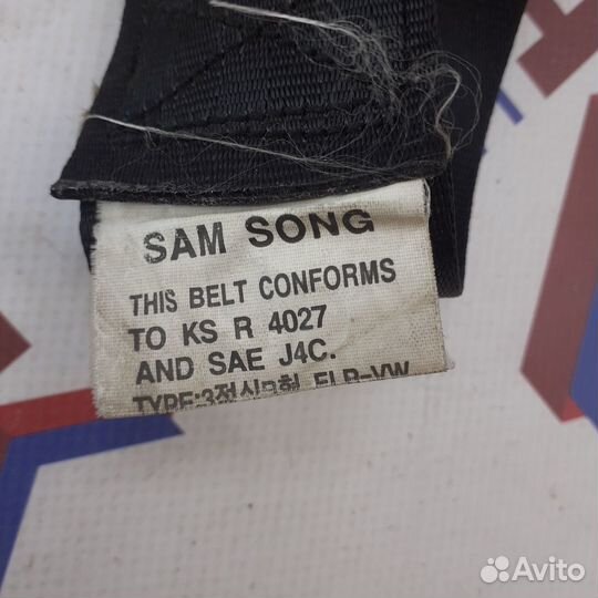 Ремень безопасности задний правый daewoo matiz