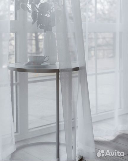 Комплект Шторы и Тюль Медина сирень+Вуаль