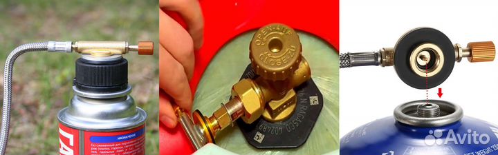 Туристическая газовая плита, 7 конфорок, 19,8 кВт